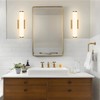 Kalium 16in Modern Wall Sconces, Dimmable Bathroom Vanity Lights, 3000K
