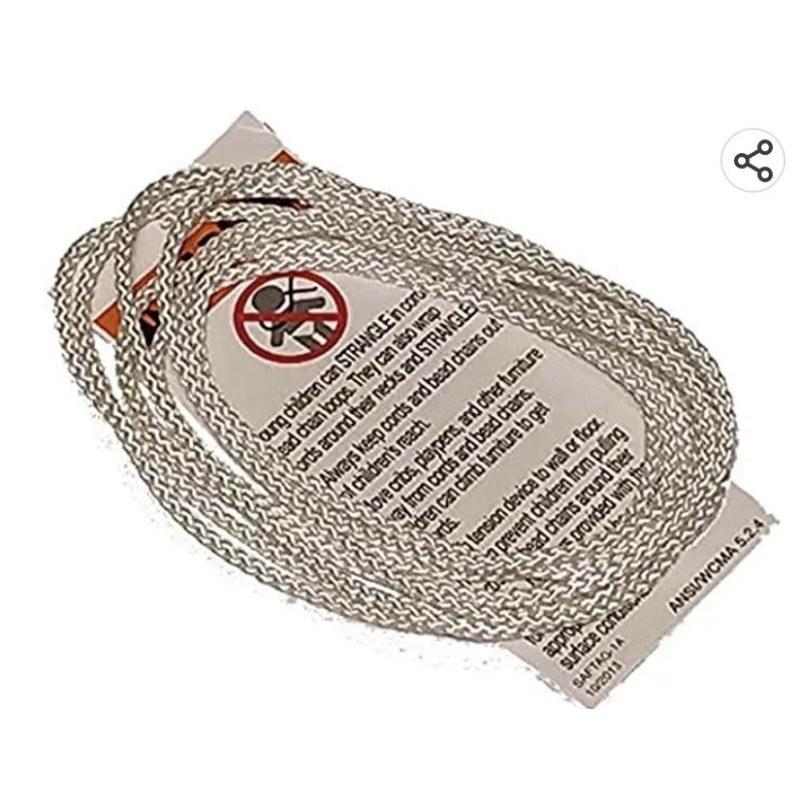 Hunter Douglas 36" WHITE 2.7 mm CONTINUOUS CORD LOOP HUNTER