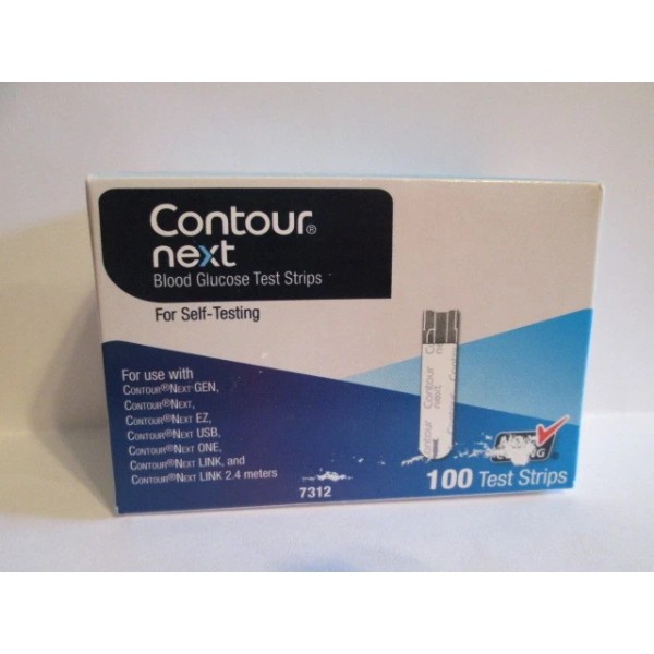 Contour NEXT test strips 100ct, expire JAN 31 2026