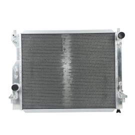 Smileracing 3 Row Aluminum Radiator Compatible with 2005-2014 Ford Mustang GT Base 3.7 3.9 4.0 4.6 5.0L MT
