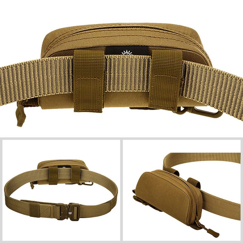 HUNTVP Eyeglasses Hard Case Tactical Molle Zipper Sunglasses Carrying Case