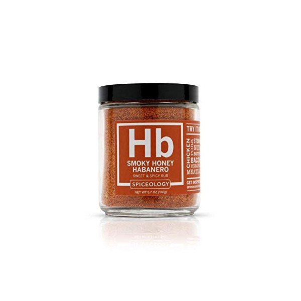 Smoky Honey Habanero - Sweet and Spicy BBQ Rub - All-Purpose Seasoning - 5.7 ounces