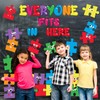 FYSUIMU 42Pcs Puzzles Pieces Bulletin Board Decoration Set Everyone Fits