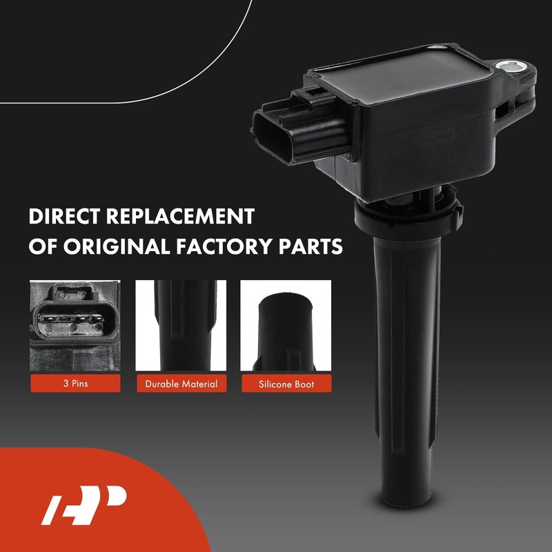A-Premium Set of 4 Ignition Coil Pack and Iridium Spark