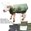 2 Pcs Green Goat Coat Blanket - Waterproof, Windproof, Thickened