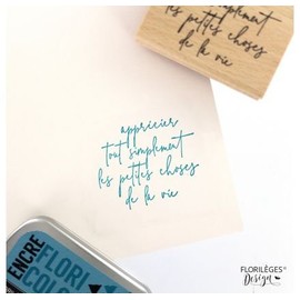 Florilèges Design Stamp, Wood Colour, 60 x 80 mm