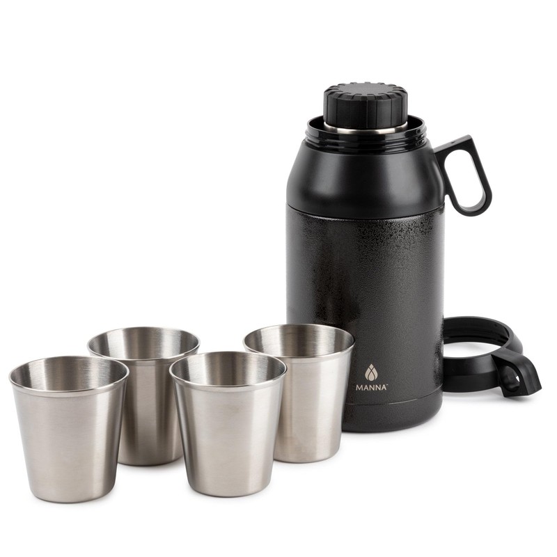 Manna Stack Stainless Steel Insulated Growler - 64 Oz -