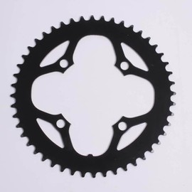 PROWHEEL Universal Bike Round Chainring,104mm BCD 42T/44T/46T/48T Steel Single Bike Chainring for 6 to 12 Speed MTB,E-Bike,Folding Bike,Road Bike,City Bike,BMX,Fat Bike,Cargo