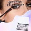 Landrain Pack of 12 3D Magnetic Lashes, Magnetic Eyelashes, Natural