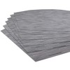 GoTCele Wedge Placemats for Round Dining Table Woven Vinyl Easy