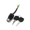 Sourcingmap® Ignition Switch Electric Bike Bicycle Security Keys Lock w