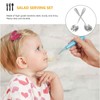 Pack of 2 Salad Servers, Stainless Steel Salad Serving Set,