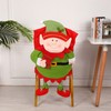 Christmas Decoration Chair Festival Cover Chair Cover Ornament Dinner Decor
