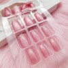 WADY 24 uñas postizas de cobertura completa,uñas postizas medianas, uñas