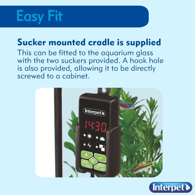 Interpet Digital Controller for Eco-Max LED Lighting, 24hr Digital Clock