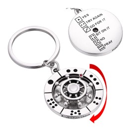 Hand Spinner Dice, Keychain, Dice, Roulette, Board Game, Popular Rankings, Kids, Stress Relief, Time Killing Goods, Funny, Women's, Men's, Popular, Keyring, Japanese Manual Included (English Language Not Guaranteed)