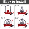 Turnart Trailer Lock for Standard Towing Hitch, Easy Assembly, Anti-theft