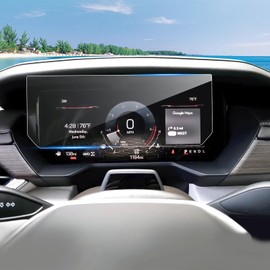 Coleya (2pcs) 2024 2025 2026 Acadia Dashboard Screen Protector for GMC Acadia (Elevation/AT4/Denali) 11-inch Dash, 2026 Acadia Accessories High Clarity Protective Film Driver Information Center 11"