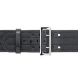 Safariland 87 Duty Belt Plain Black, Chrome Buckle, Size 32