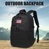 Wotony Military tactical backpack, backpack for men black small tactical