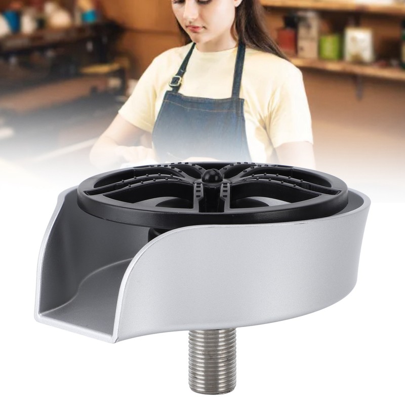Glass Rinser Automatic Rotating Efficient Cleaning G1/2 Sink Cup Washer