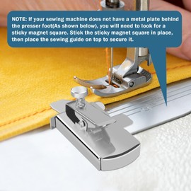 OuMaiFeng Magnetic Seam Guide for Sewing Machines, Sewing Machine Quilting Accessories Tools, Multifunctional Guide Tool Compatible with Singer, Brother, Overlocker Sewing Machines.