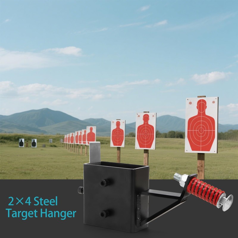ZENFUN 2 Set 2 Sets 2x4 Steel Target Hanger, T