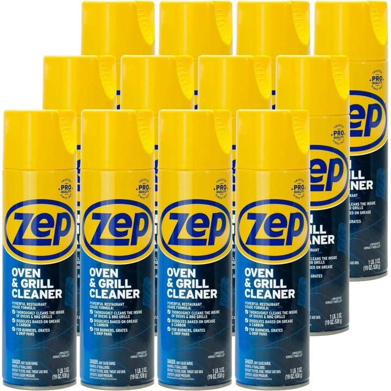 Zep Heavy-Duty Oven & Grill Cleaner Spray – Industrial Strength