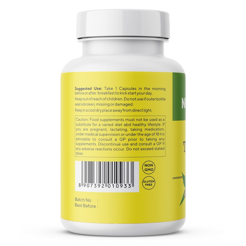 Neemveda Neem Turmeric Capsules with Black Pepper 120 Veg Capsules