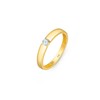 Amberta Solid 925 Sterling Silver Cubic Zirconia Wedding Ring |