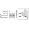 kenable Wall Mounting White General Speaker Bracket 72 x 38
