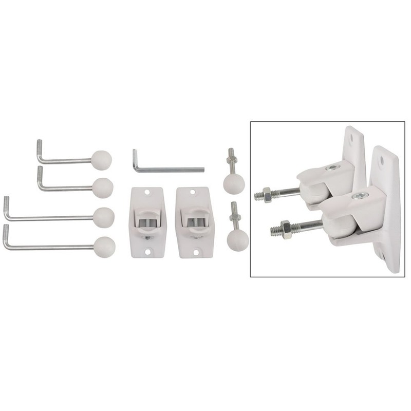 kenable Wall Mounting White General Speaker Bracket 72 x 38