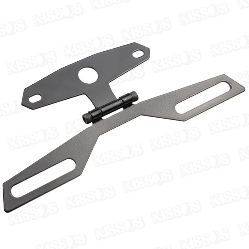 Motorcycle License Plate Stay Angle Adjustable License Holder Fender Less