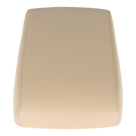 Beige Tan Leather Armrest Center Console Lid Skin Cover Replacement for 2008-2013 Toyota Highlander