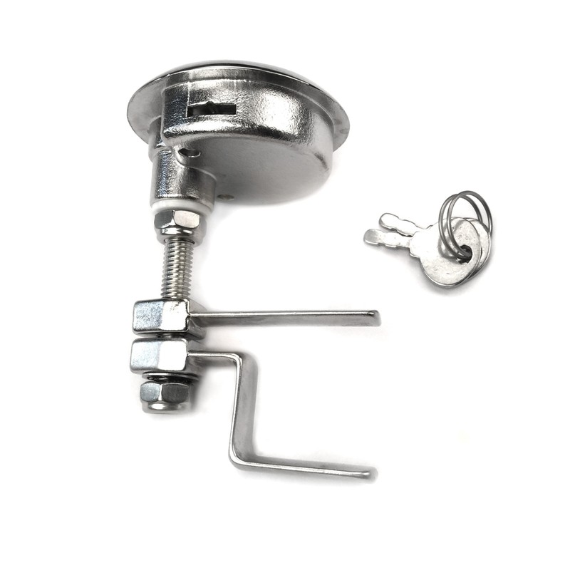 MIZUGIWA Marine Boat Stainless Steel Flush Hatch Lift - Locking