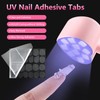 BQAN Nail Adhesive Tabs,480pcs (20 Sheets) UV Jelly Nail Glue