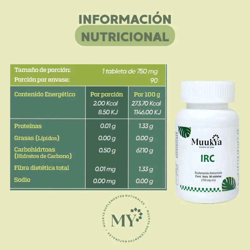 Muukya Irc Suplemento Renal Meses 90t 750mg Sabor