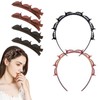 DHWEKU Bangs Hairstyle Hairpin, 2 Pieces Hairstyle Aid Headband with