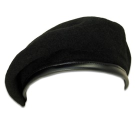 The Regimental Shop Black Military Beret 55 (6 3/4) / Black
