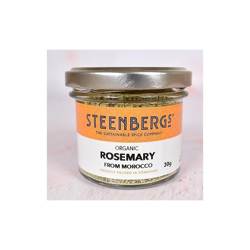 Steenbergs Organic Rosemary Dried Herb Standard Jar 30g