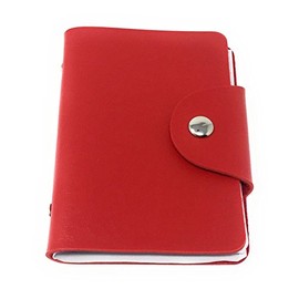 Card Holder Wallet - Holds 24 Cards! [Red]