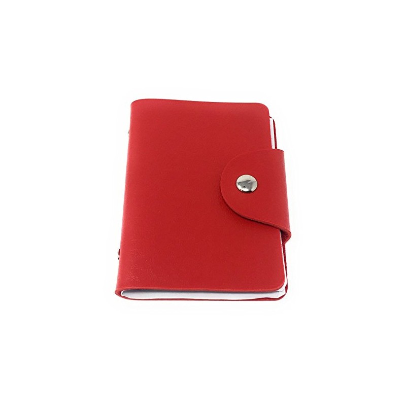 Card Holder Wallet - Holds 24 Cards! [Red]