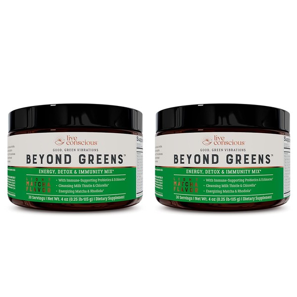 Live Conscious Live Conscious Beyond Greens Concentrated Superfood Powder -