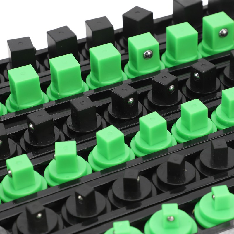 6pcs Socket Organizer 360° Swivel Removable End Cap 1/4 Inch