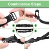 CooBigo 1" Buckles Straps Set:6 Pack Quick Release Buckles+10 Yard