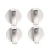 Four Metal Gas Stove knobs, knob Adapter, Oven Switch, Cooking