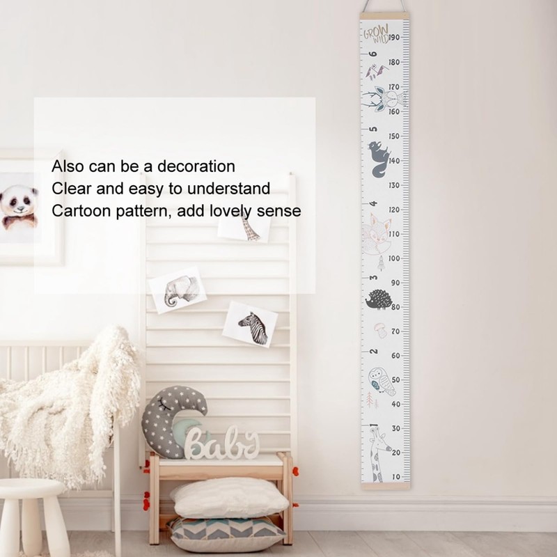 Growth Chart, Wall Sticker Height Measurement Sticker Height Chart Cute