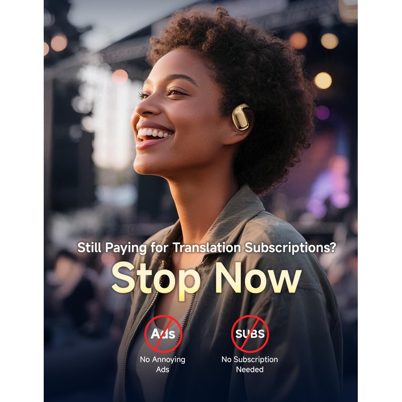 AI Translation Earbuds Real Time Interpretation– 144 Language Translator Device