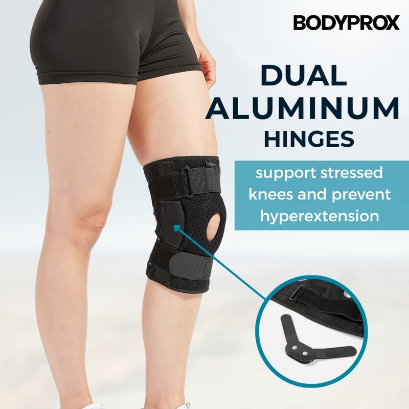 Bodyprox Hinged Knee Brace for Men and Women, Knee Support