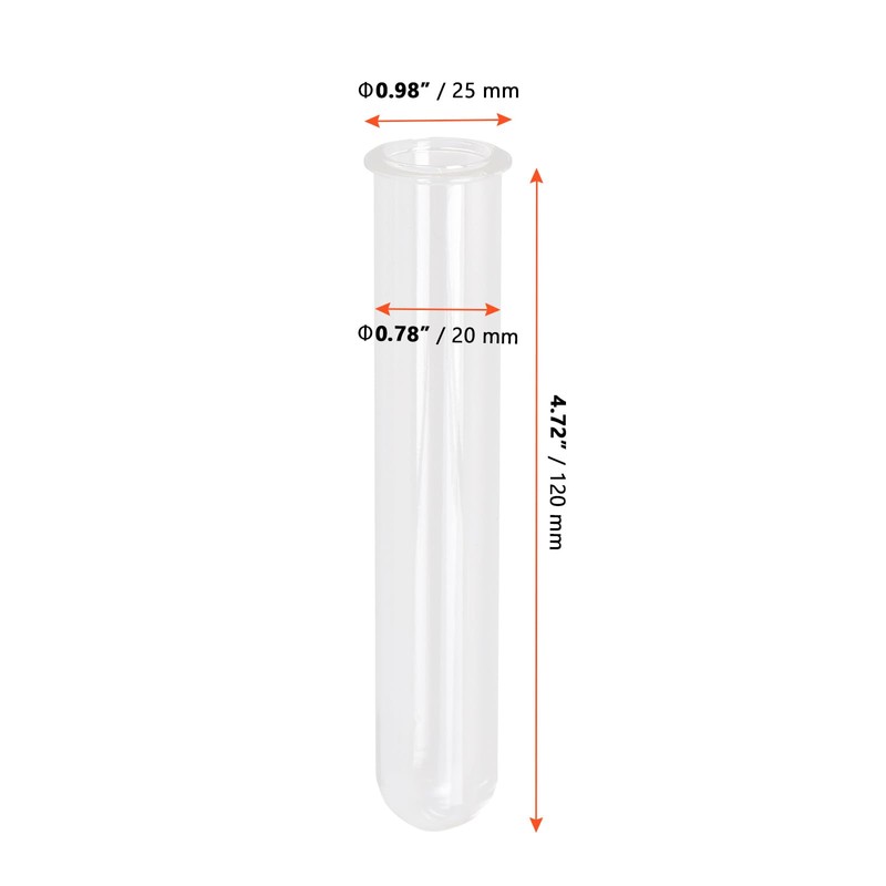 SINJEUN 30 PCS Plant Propagation Tubes, 20 ml Clear Plastic